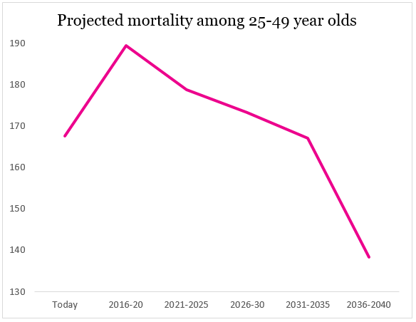 25-49 cervical cancer mortality