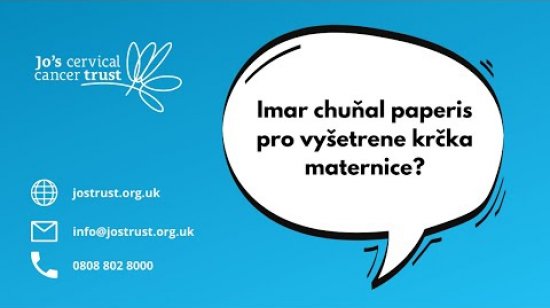 Embedded thumbnail for Roma (spoken) - Your guide to cervical screening 