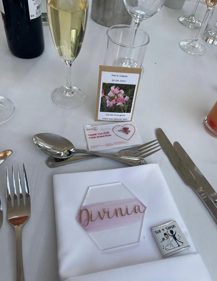 Jo's Trust Wedding Favours