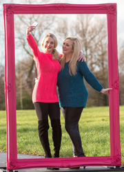 Kirsty-Leigh Porter and sister Natasha in the picture