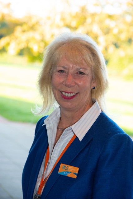 A photograph of Margaret Sneddon, Chair of the British Lymphology Society