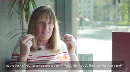 Embedded thumbnail for The Lowdown on Cervical Screening: Caroline speaking about her experiences attending her cervical screening post-menopausal