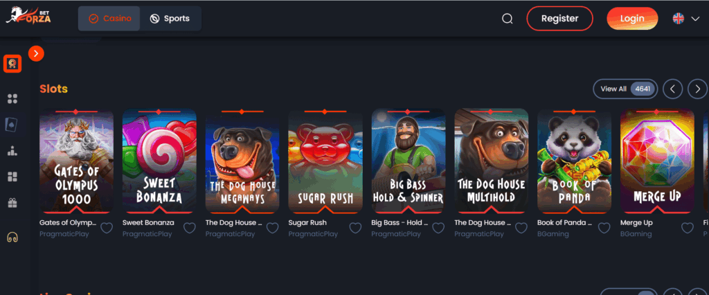 Forzabet Casino Banner